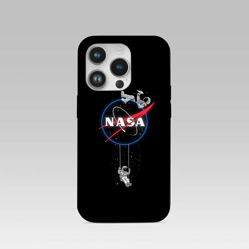 Nasa pattern phone case for iphone 14 pro | Glass case
