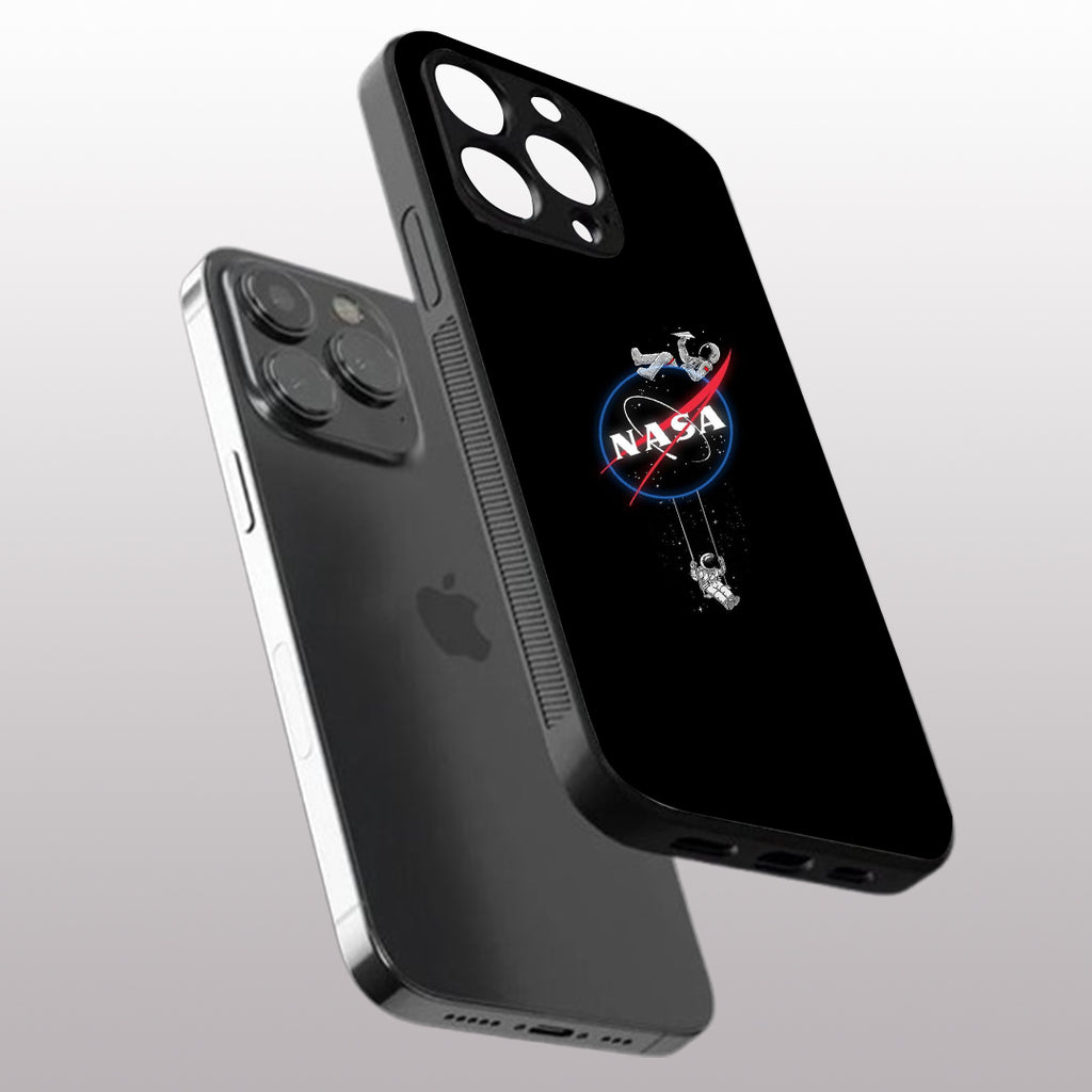 Nasa pattern phone case for iphone 16 pro | Glass case