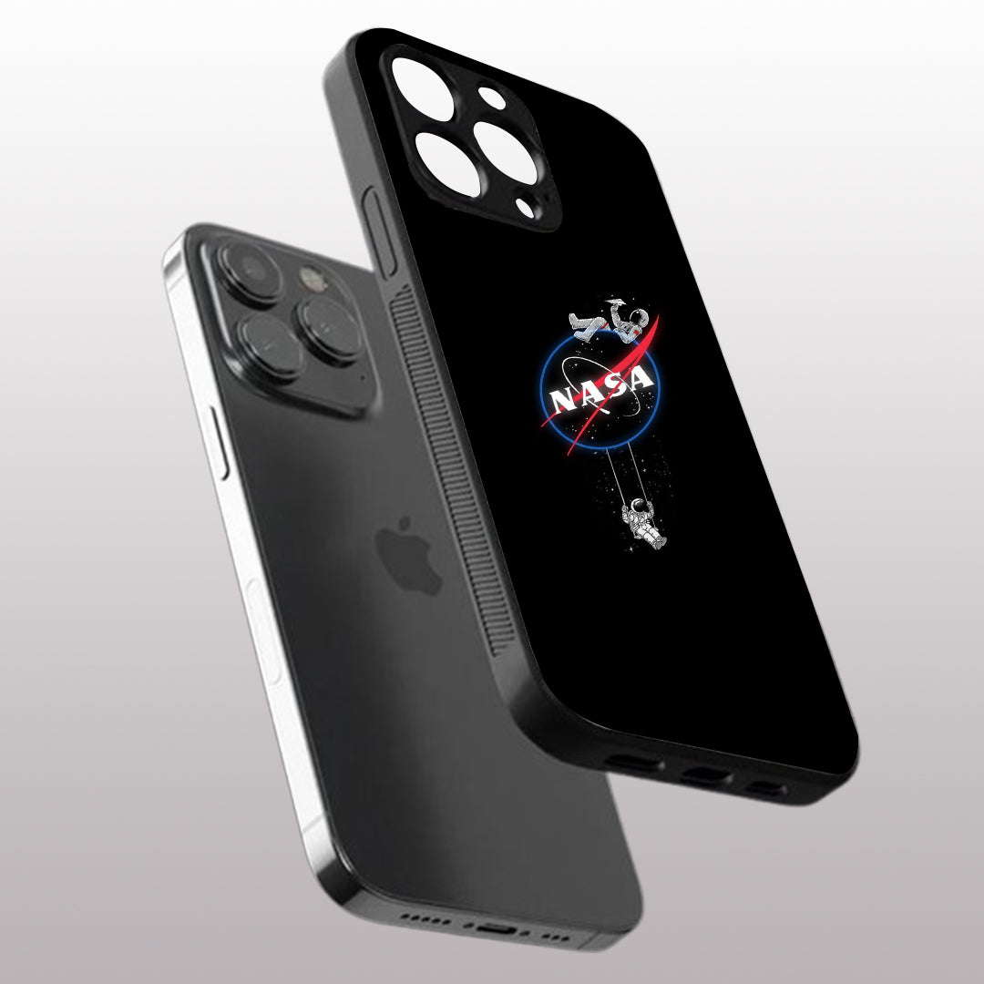 Nasa pattern phone case for iphone 16 pro | Glass case