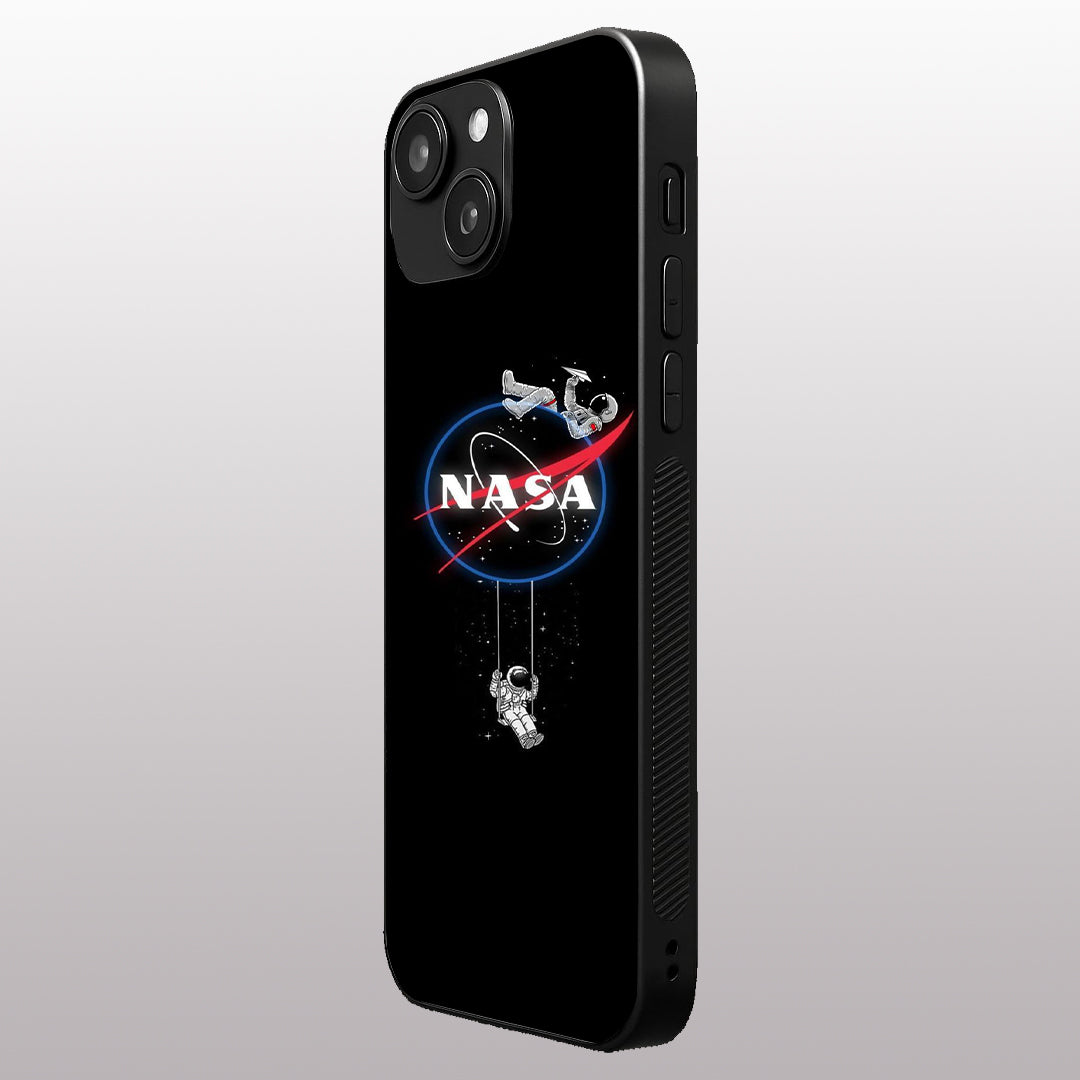 Nasa pattern phone case for iphone 15 | Glass case