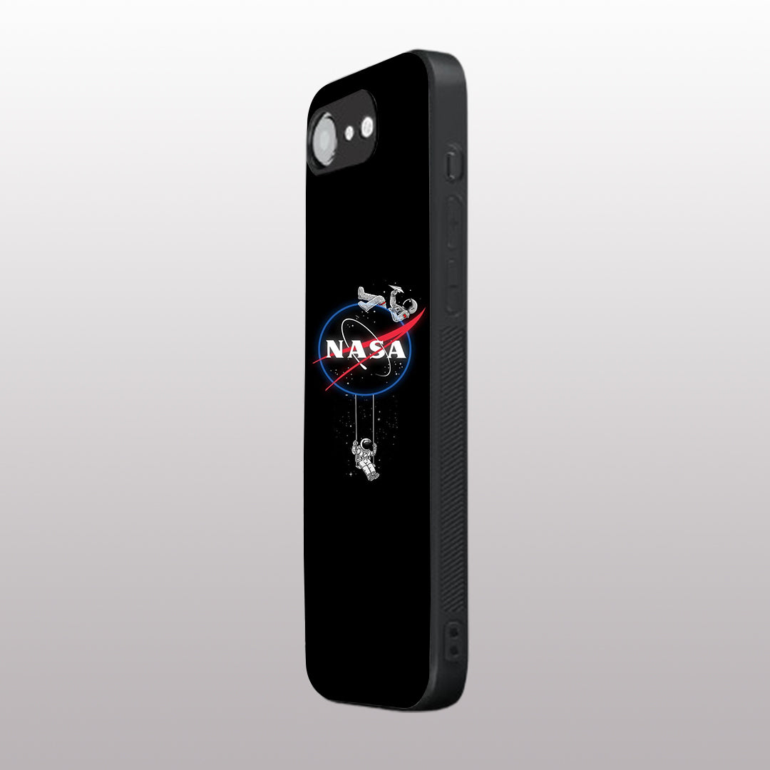 Nasa pattern phone case for iphone 16E | Glass case