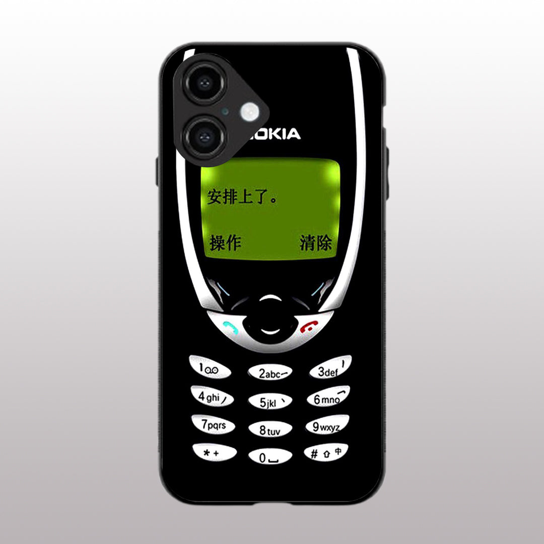 Nokia pattern phone case for iphone 16 | Glass case