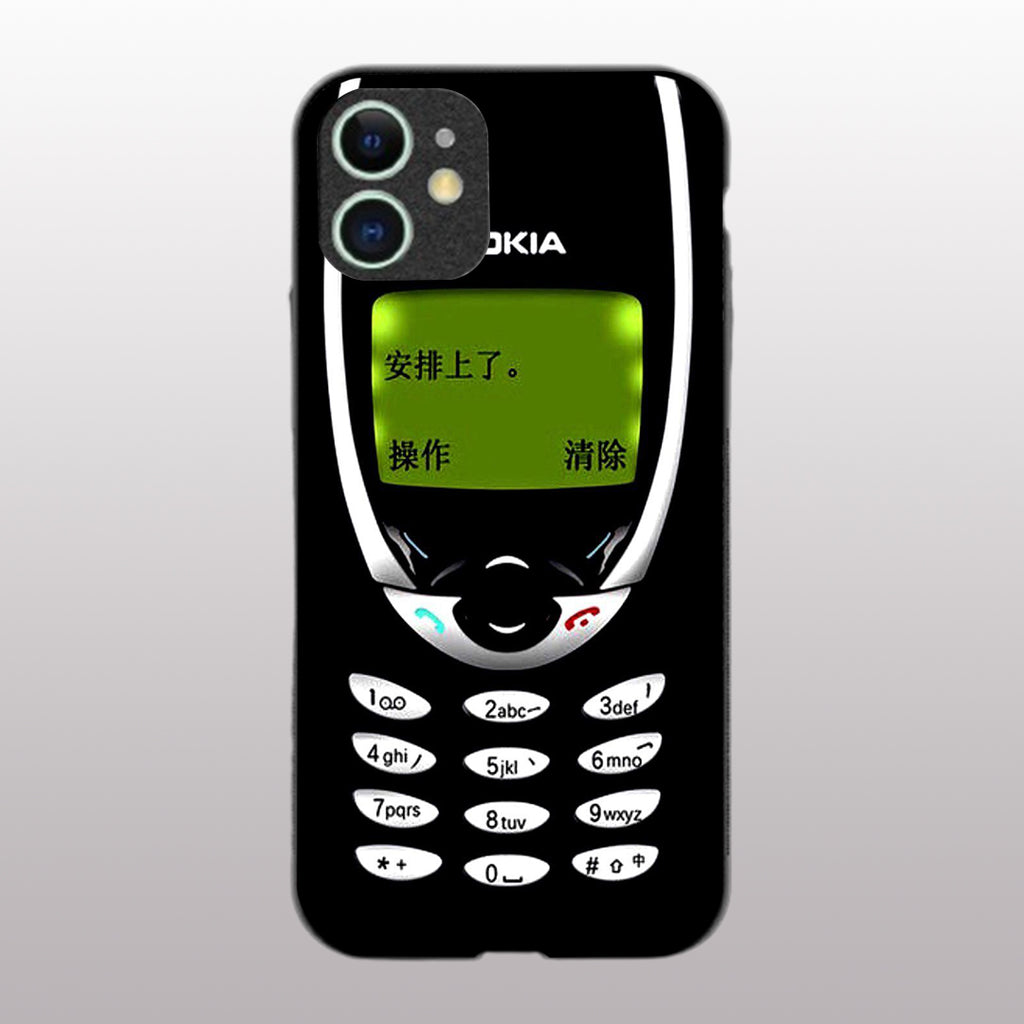 Nokia pattern phone case for iphone 12|Glass case