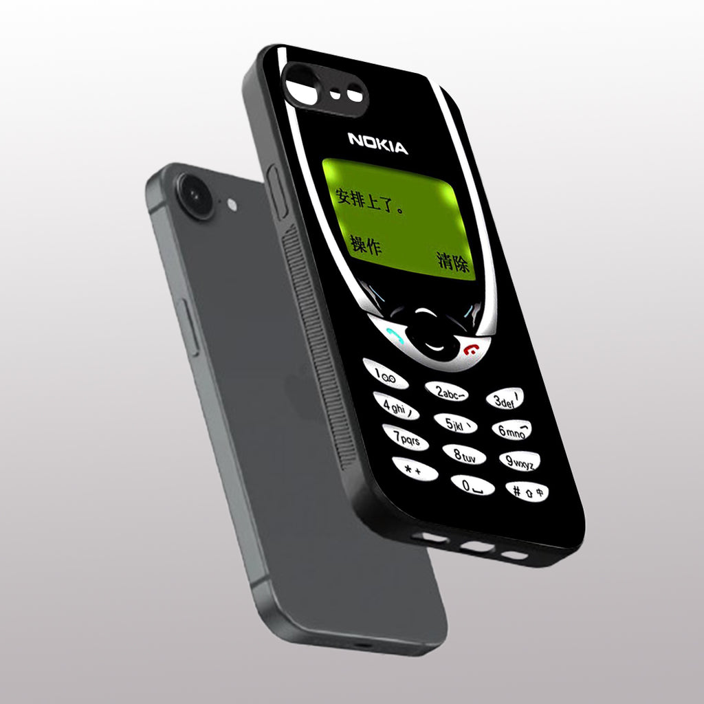 Nokia pattern phone case for iphone 16E | Glass case