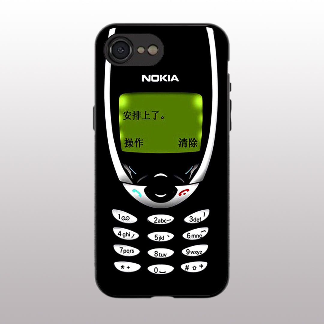 Nokia pattern phone case for iphone 16E | Glass case