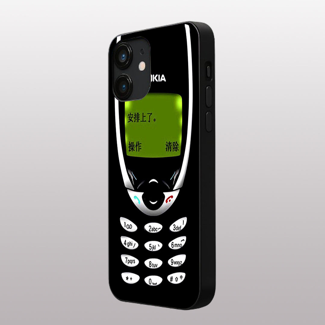 Nokia pattern phone case for iphone 12|Glass case