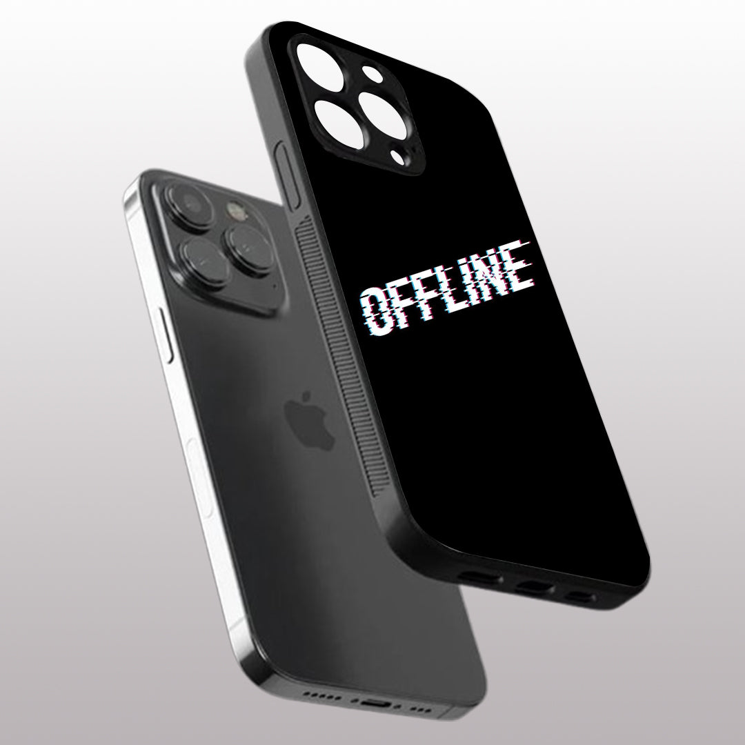 Offline pattern phone case for iphone 12 pro | Glass case