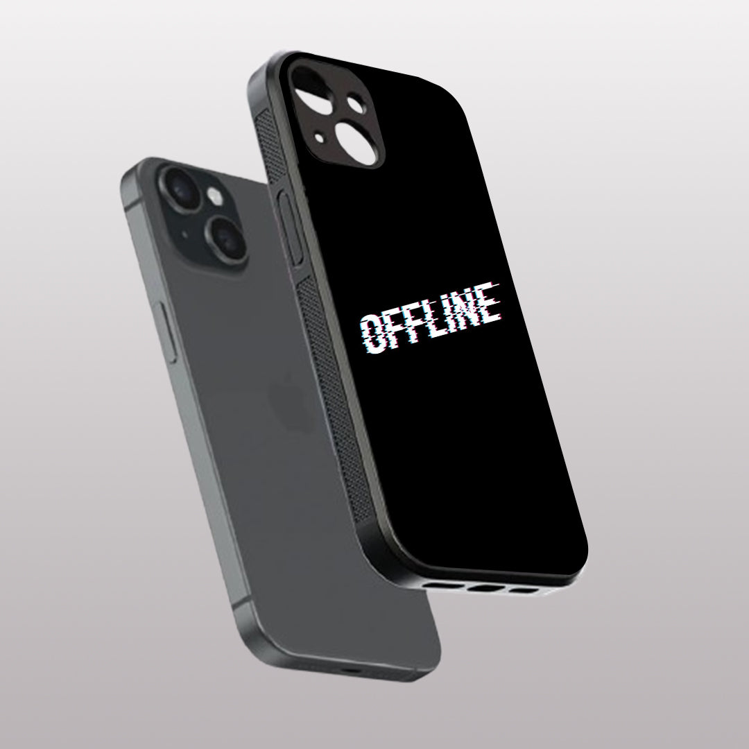 Offline pattern phone case for iphone 13 mini | Glass case