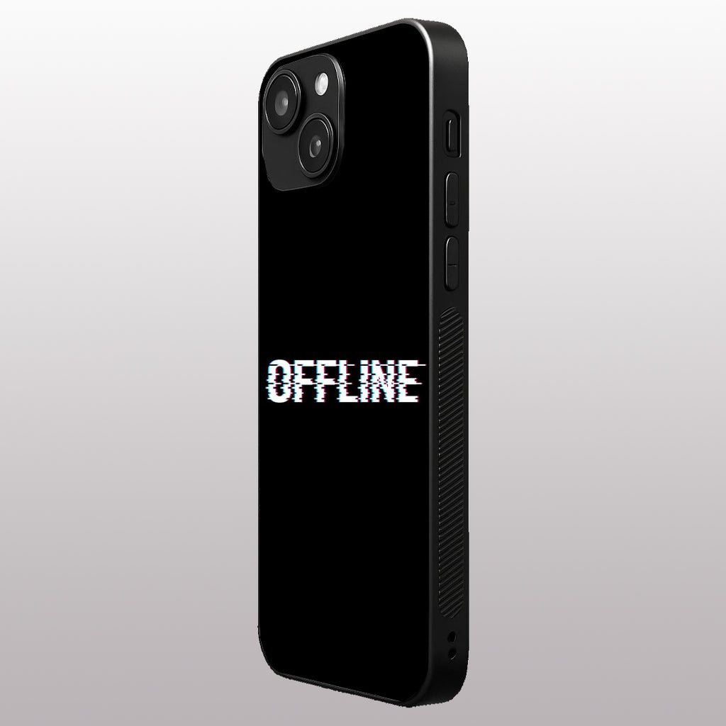 Offline pattern phone case for iphone 15 | Glass case