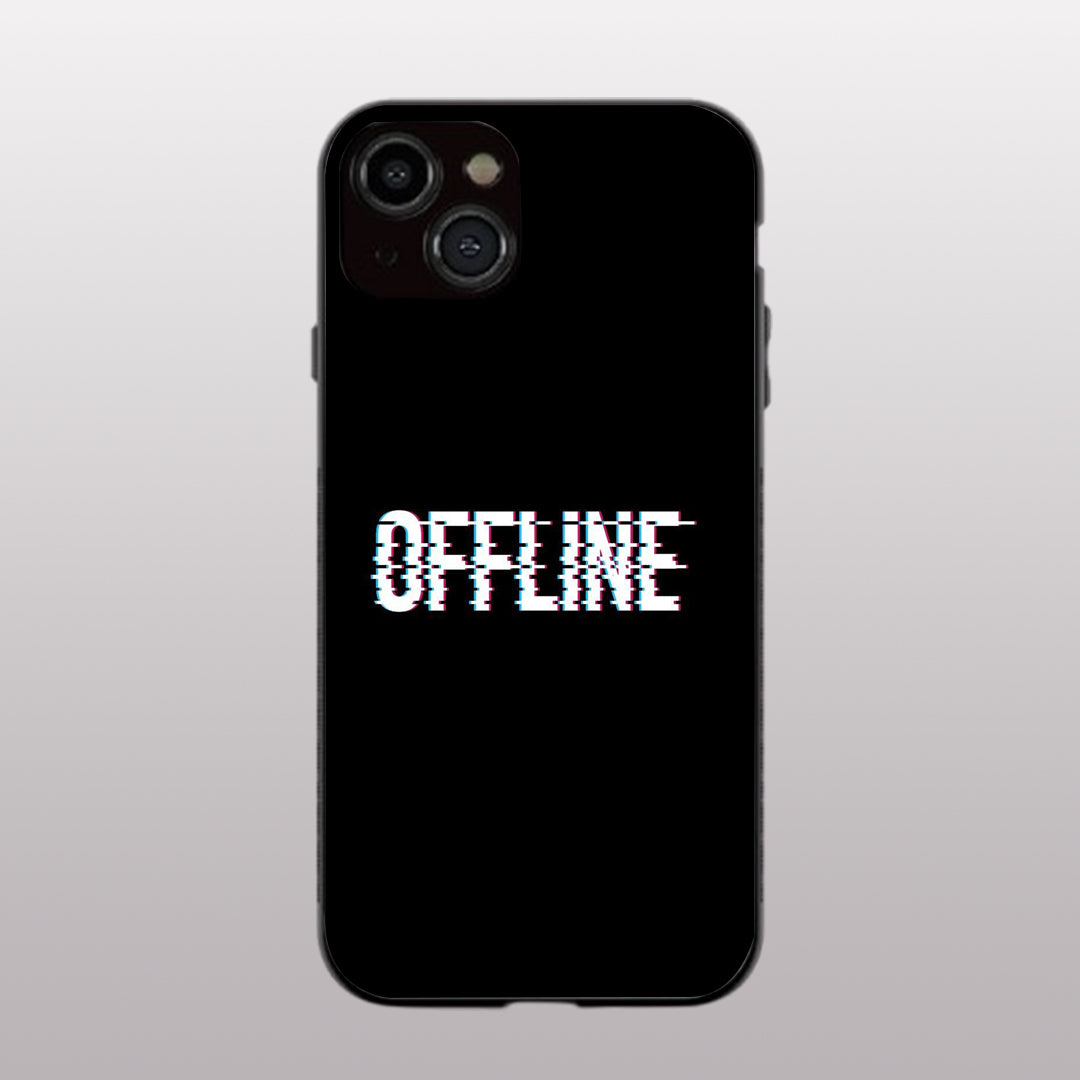 Offline pattern phone case for iphone 14 | Glass case