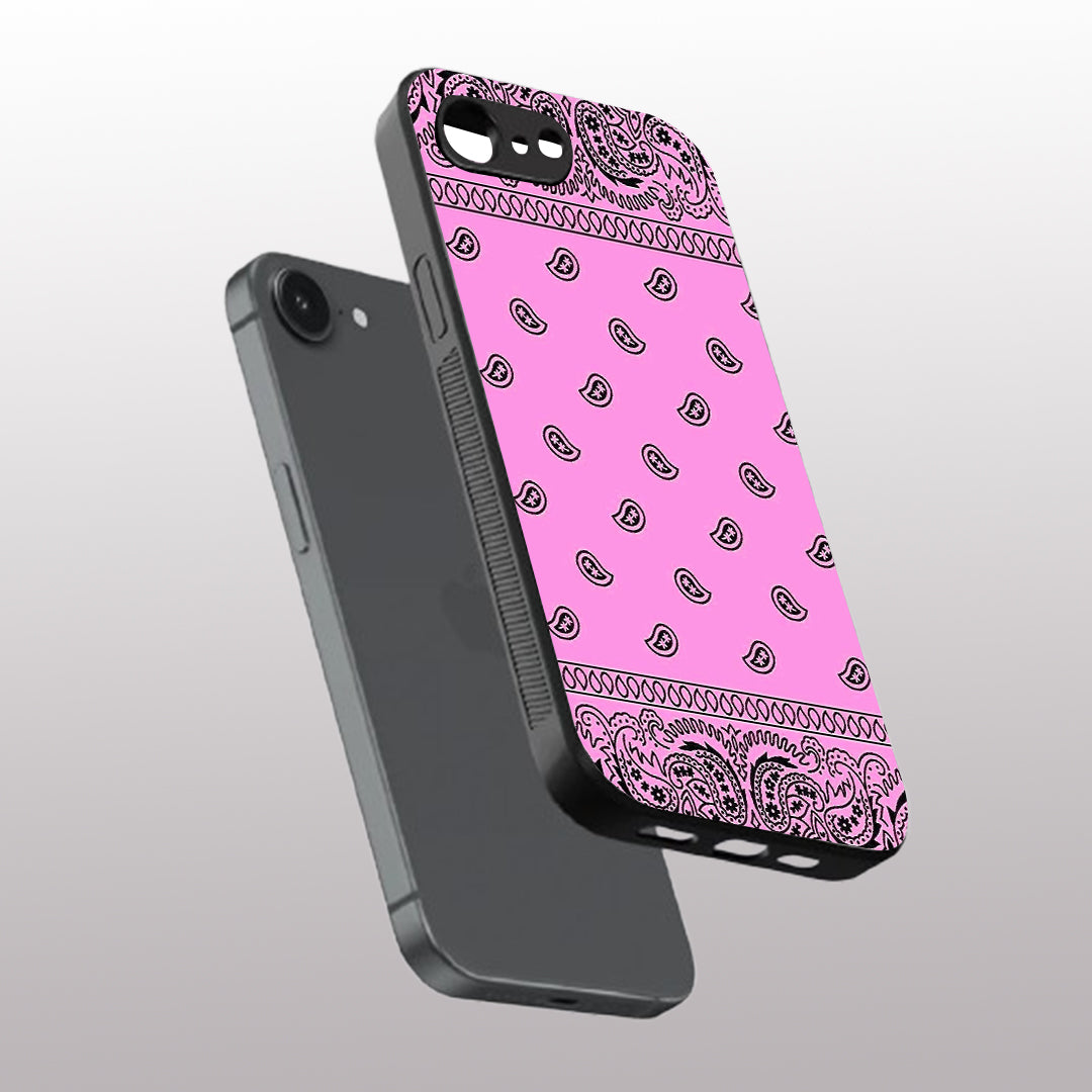 Paisley Purple pattern phone case for iphone  16E | Glass case