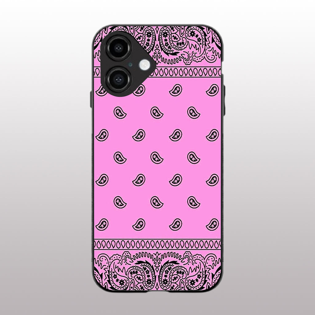 Paisley Purple pattern phone case for iphone 16 | Glass case