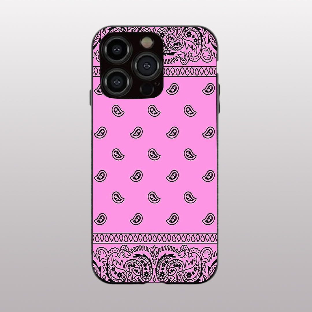 Paisley Purple pattern phone case for iphone 11 pro max|Glass case