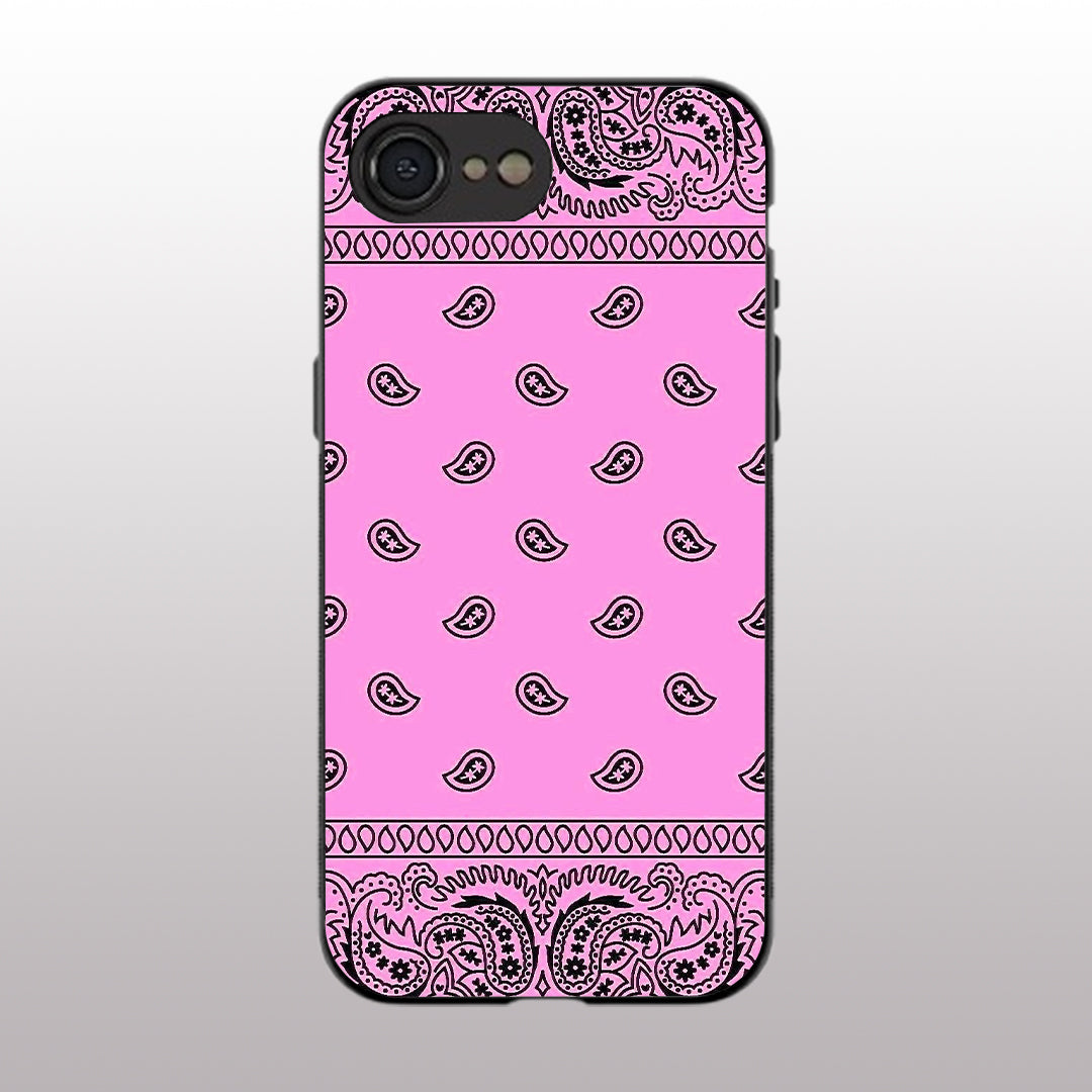 Paisley Purple pattern phone case for iphone  16E | Glass case