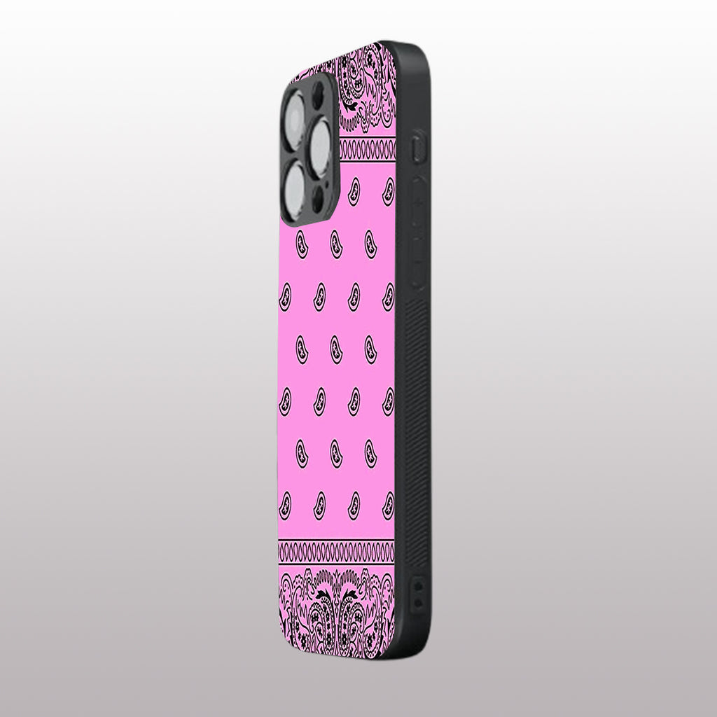 Paisley Purple pattern phone case for iphone 15 pro max | Glass case