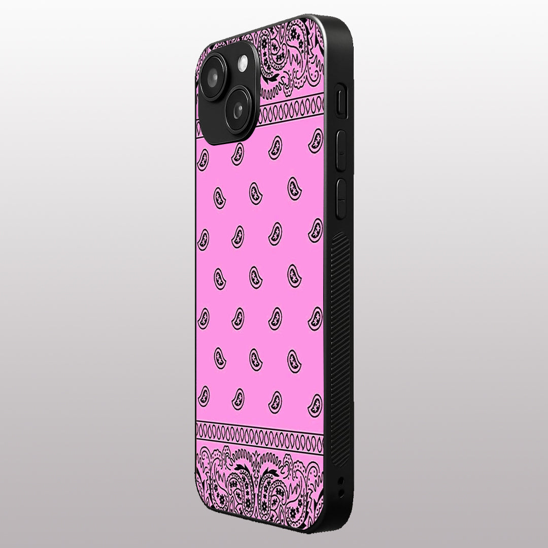 Paisley Purple pattern phone case for iphone 13 mini |Glass case