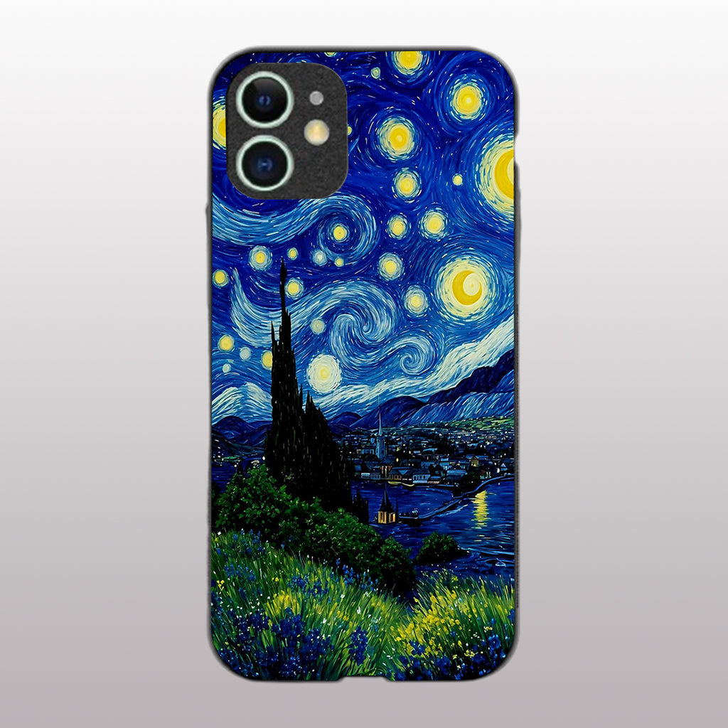 Stary Night pattern phone case for iphone 12|Glass case