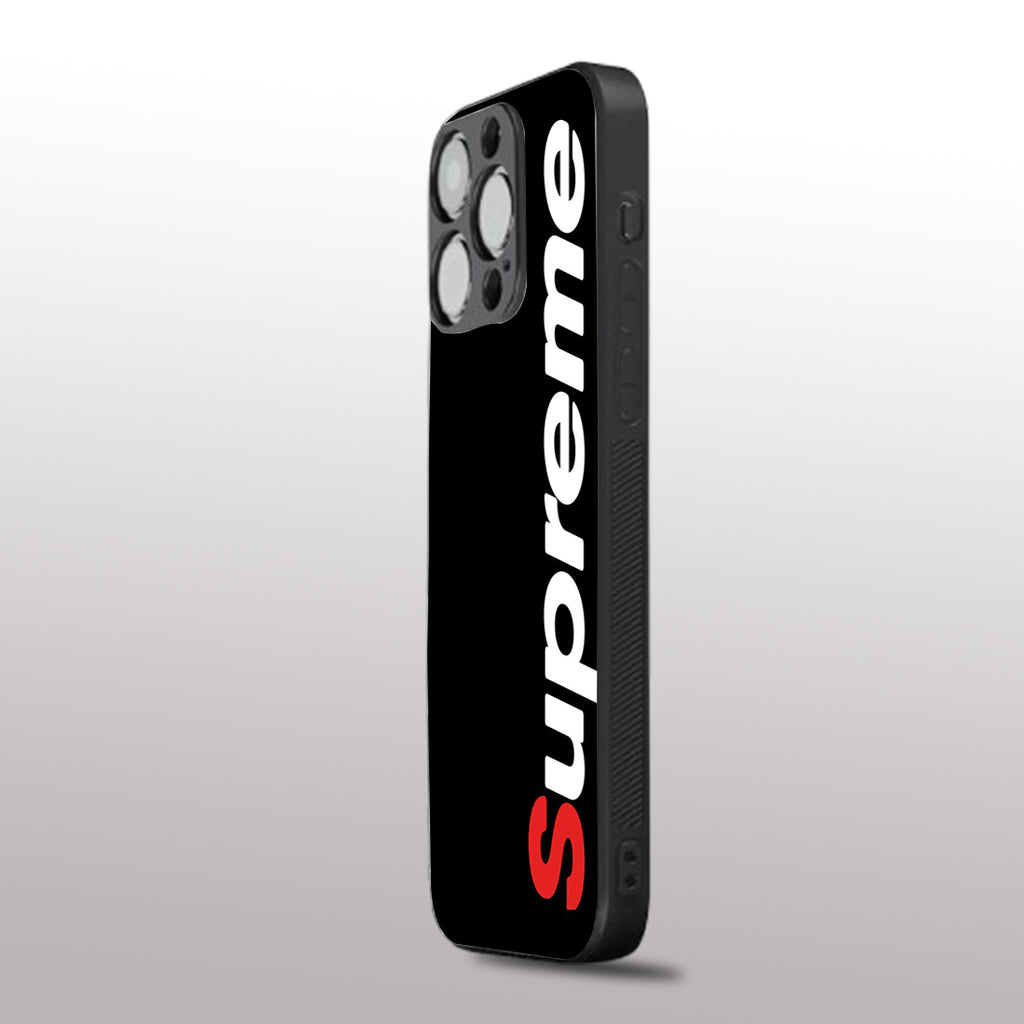 supreme pattern phone case for iphone 12 pro max | Glass case