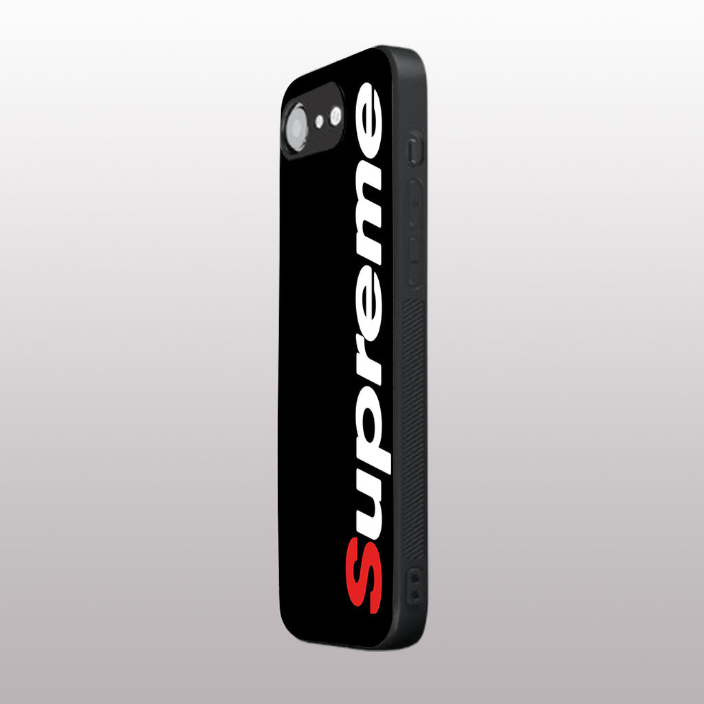 Supreme pattern phone case for iphone 16E | Glass case