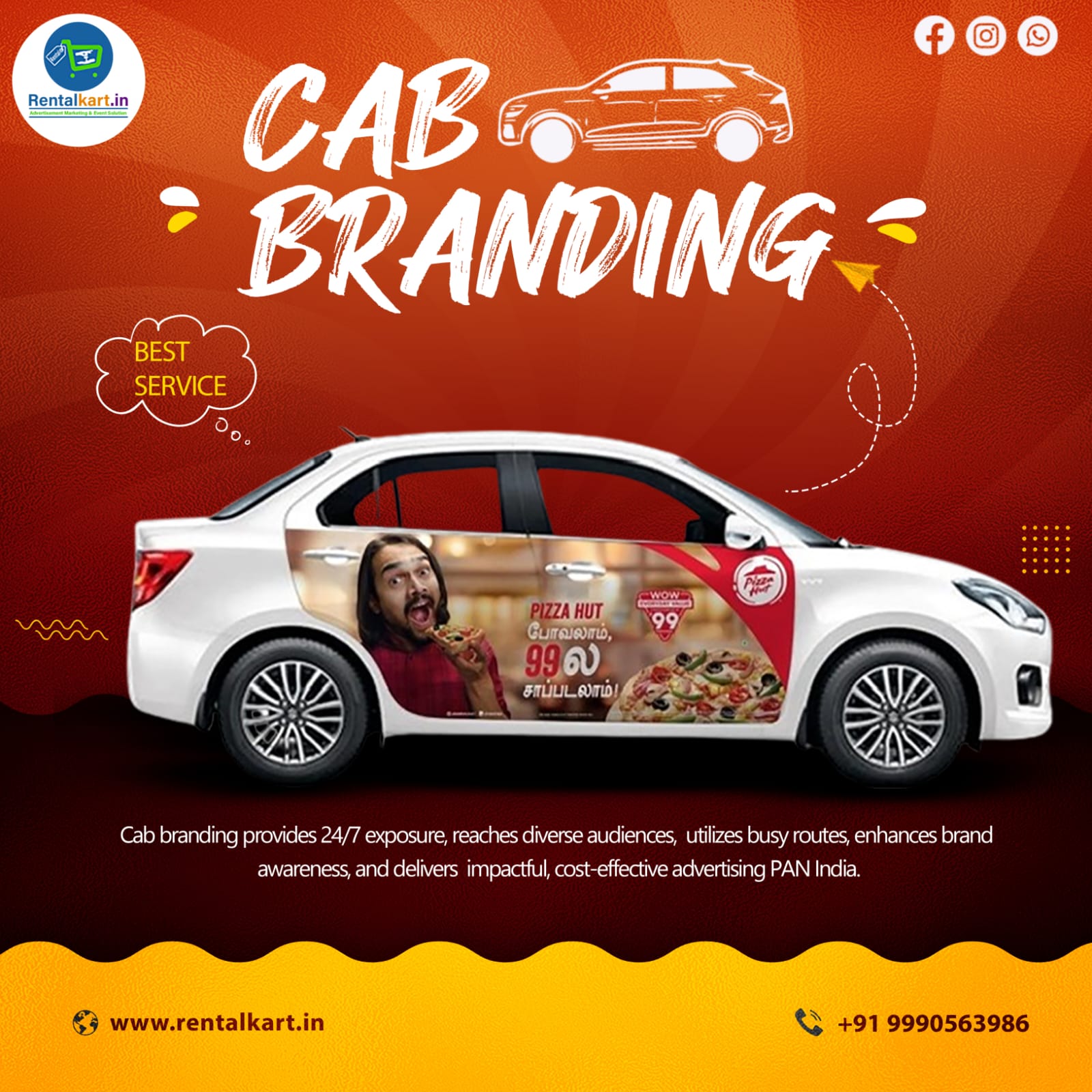 Cab Branding in Delhi