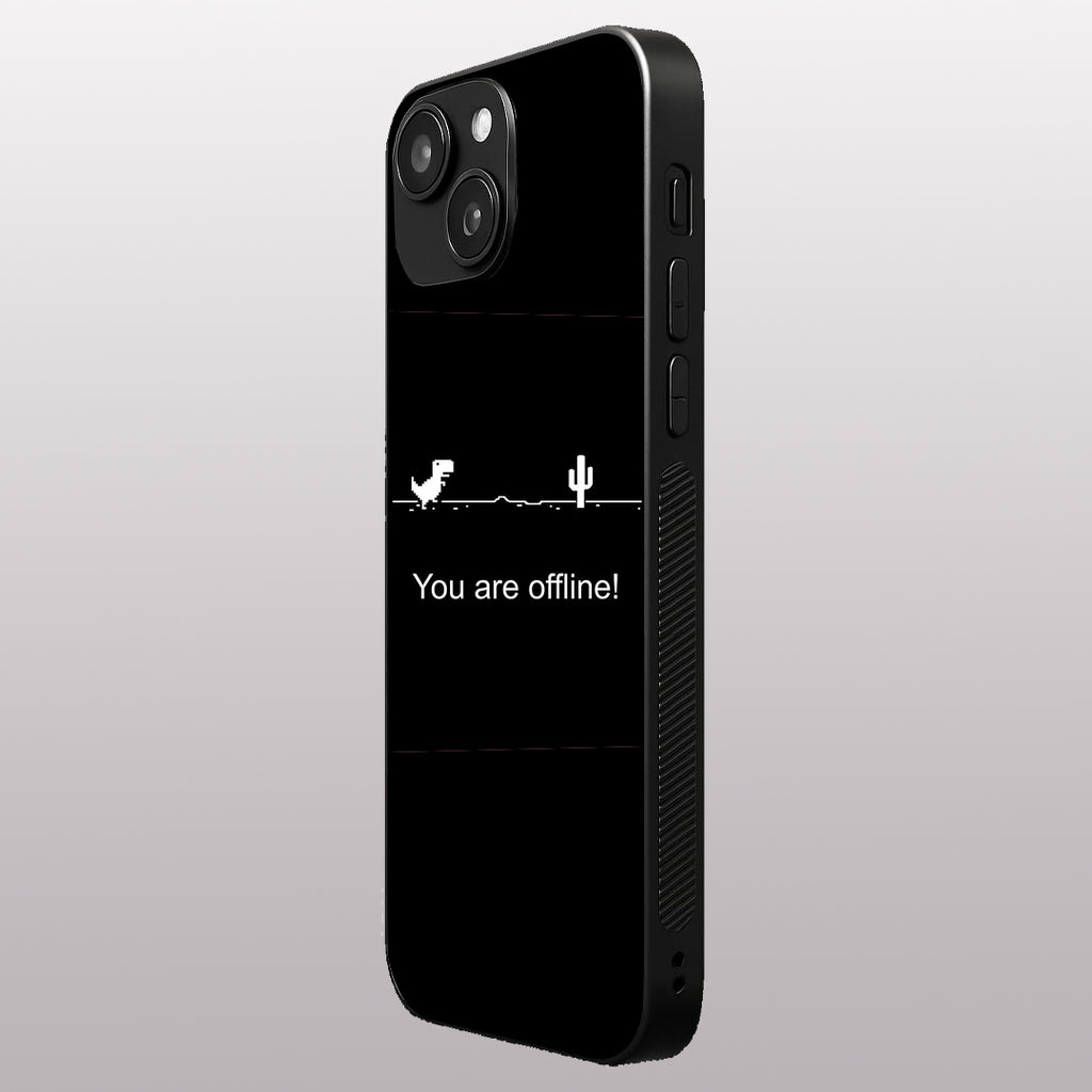 You Are Offline pattern phone case for iphone 14 | Glass case