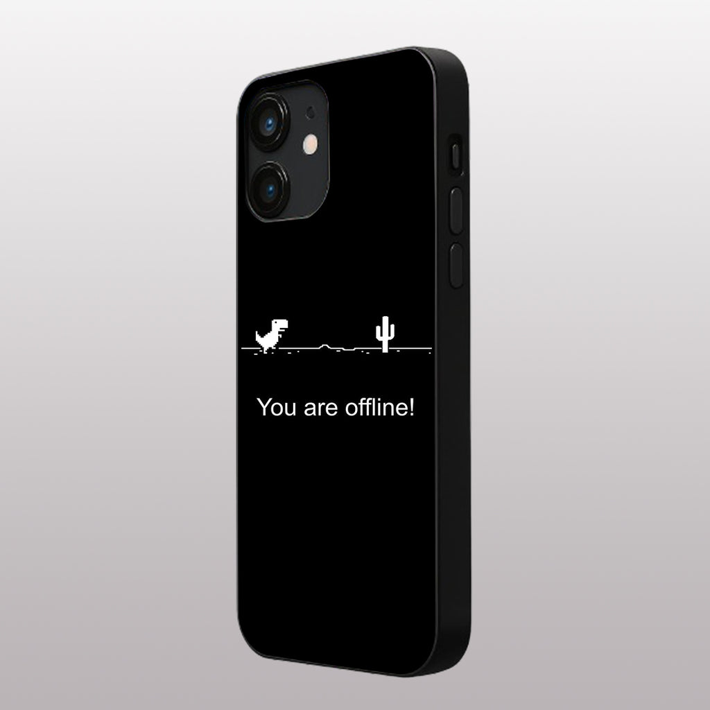 You Are Offline pattern phone case for iphone 12 mini | Glass case