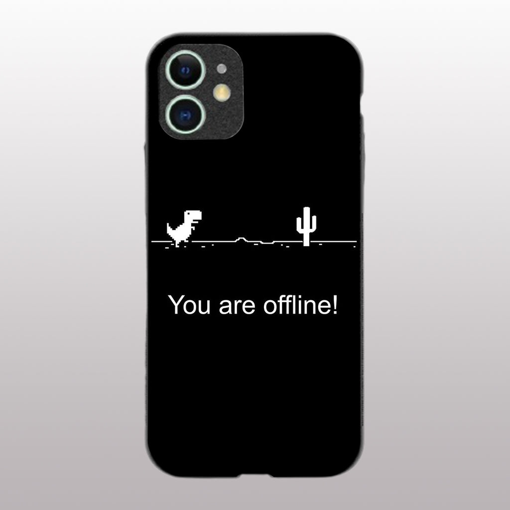 You Are Offline pattern phone case for iphone 12 mini | Glass case