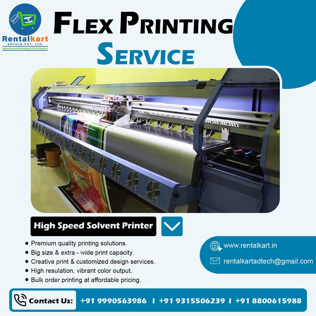 Indian Star Flex – White – 220–280 GSM | Premium Heavy-Duty Banner Printing Material - RENTALKART ADTECH PRIVATE LIMITED